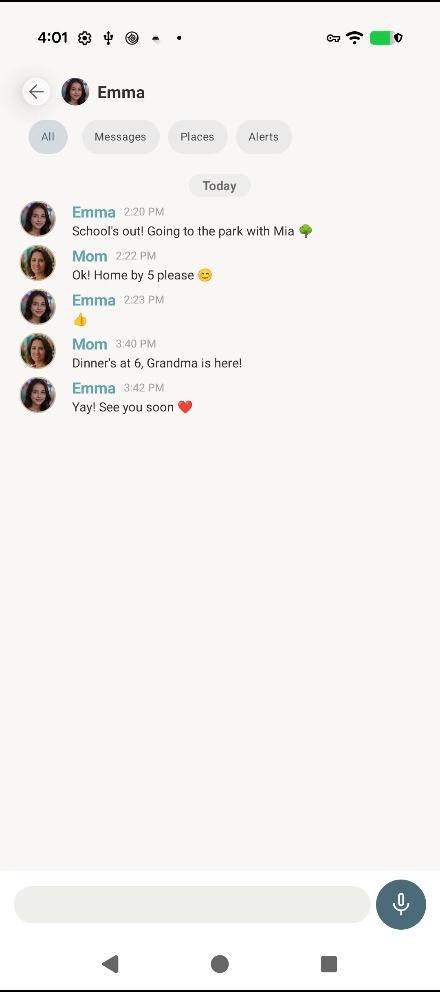 Chat with your family
