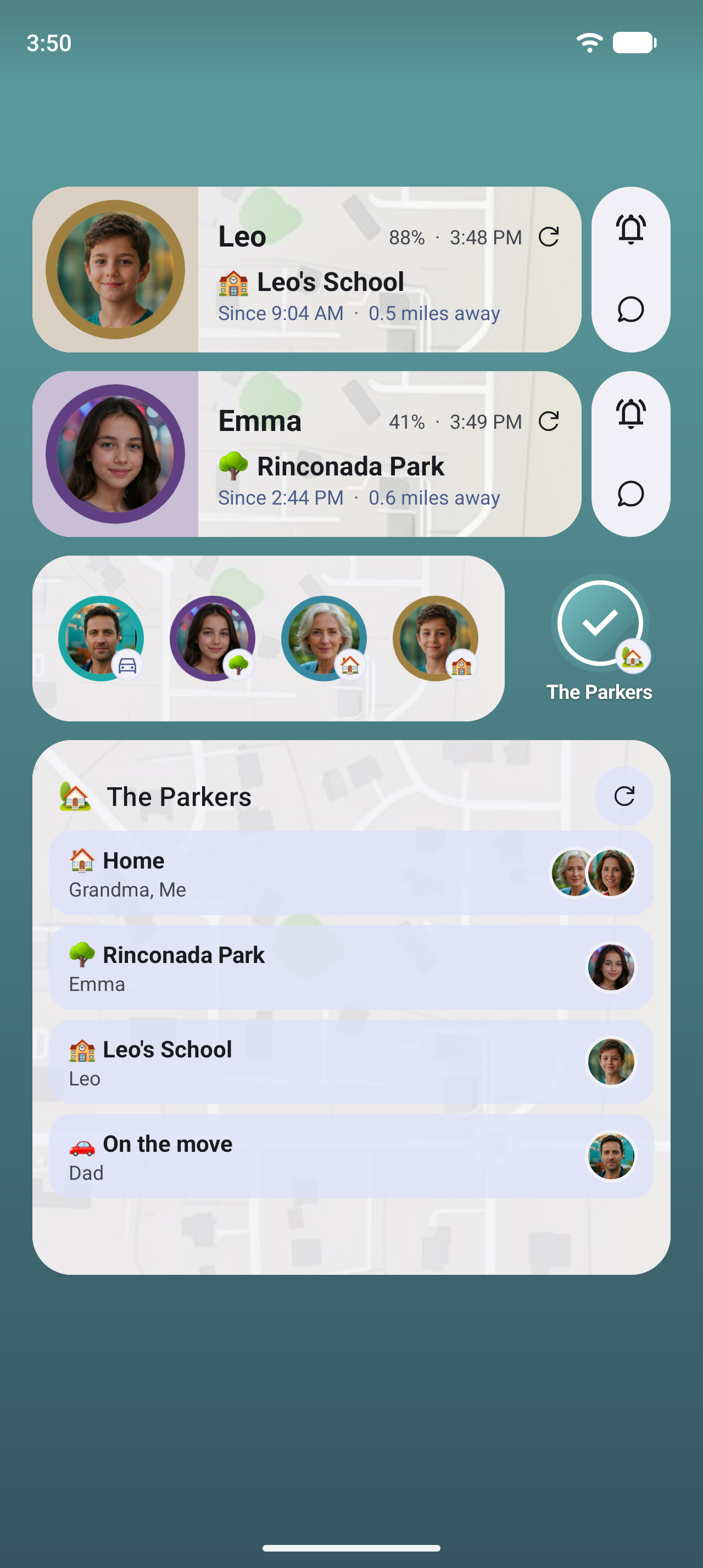 Home screen widgets