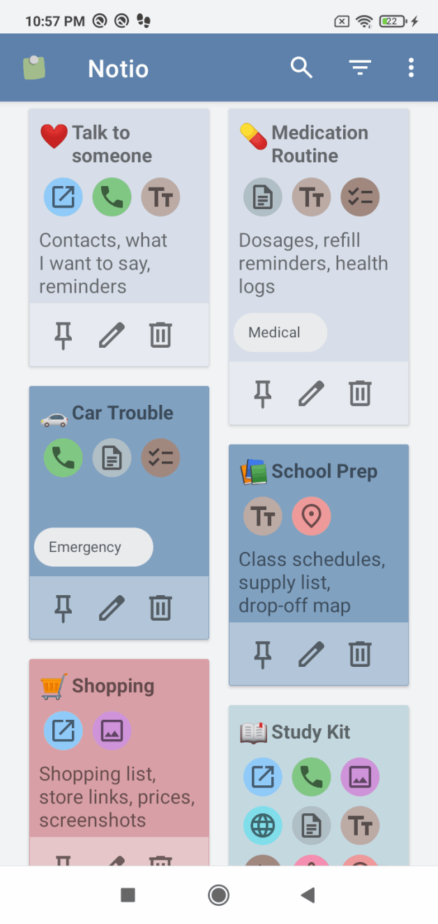 Notio - beyond notes